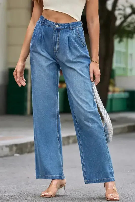Baggy Mania Blue Slouchy Wide Leg Jeans
