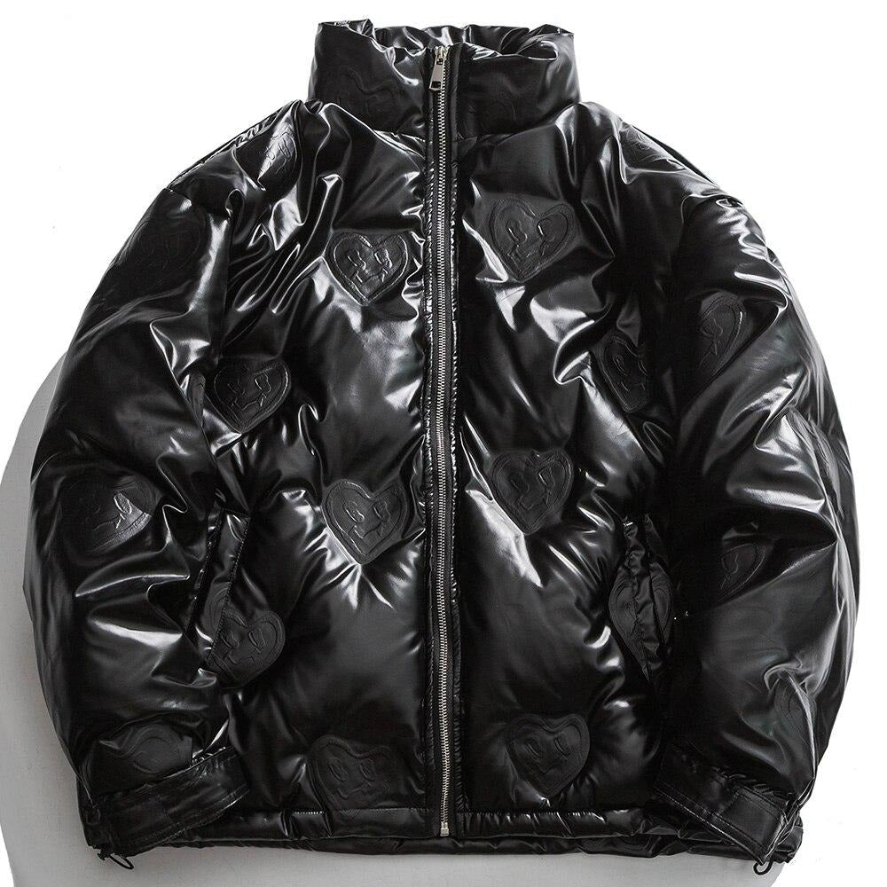 Baggy Mania Simple Warm Cozy Padded Streetwear