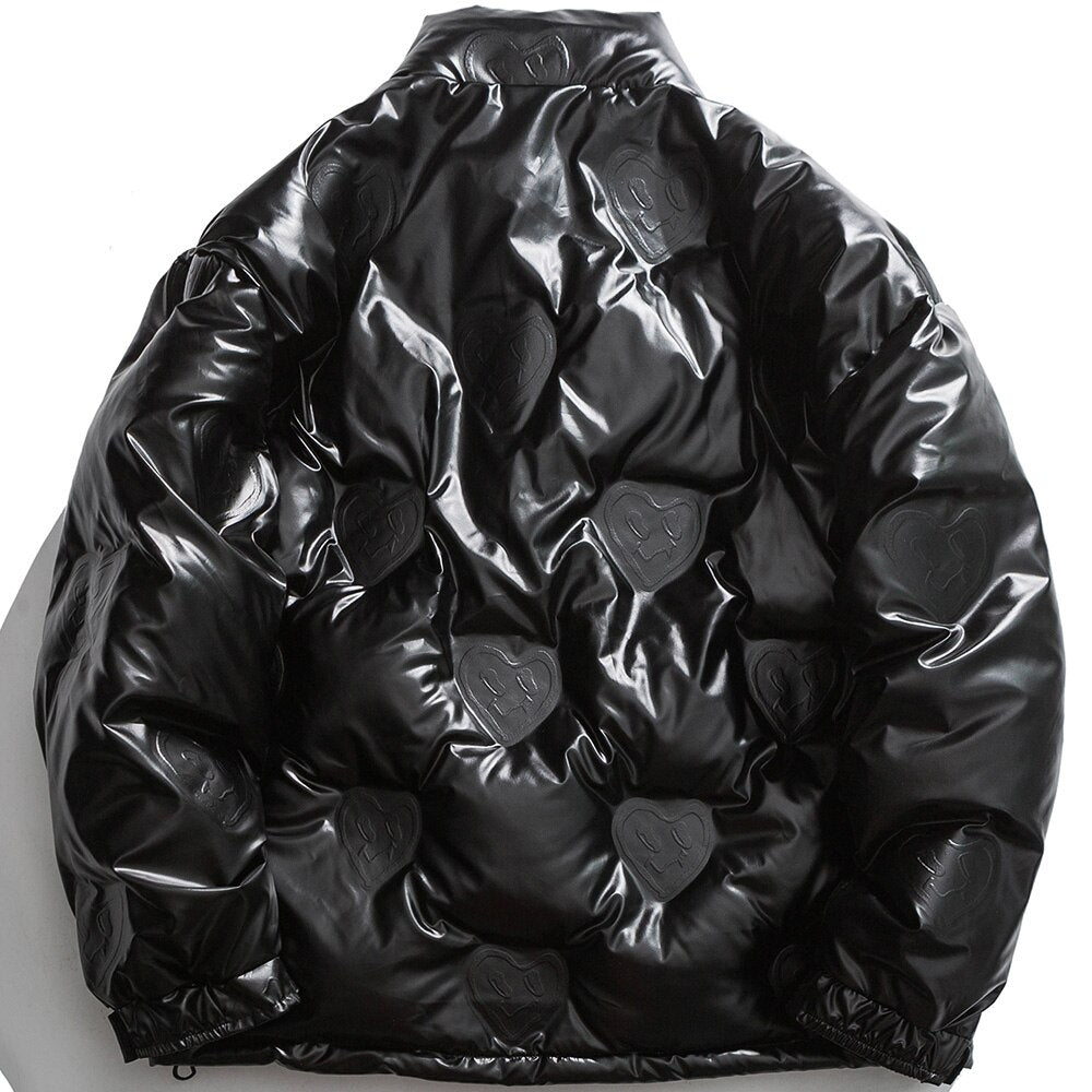 Baggy Mania Simple Warm Cozy Padded Streetwear
