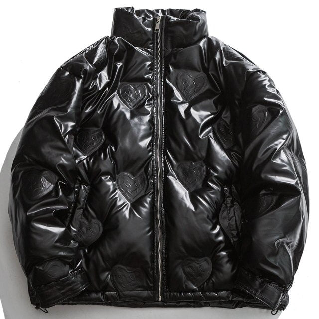 Baggy Mania Simple Warm Cozy Padded Streetwear