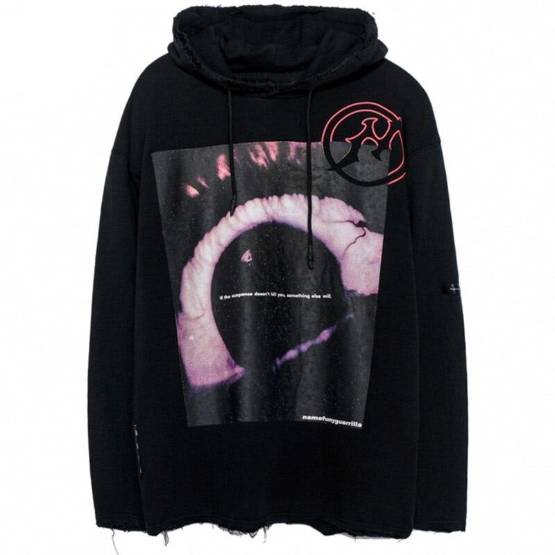 Baggy Mania Horror Illustration Cozy Hooded