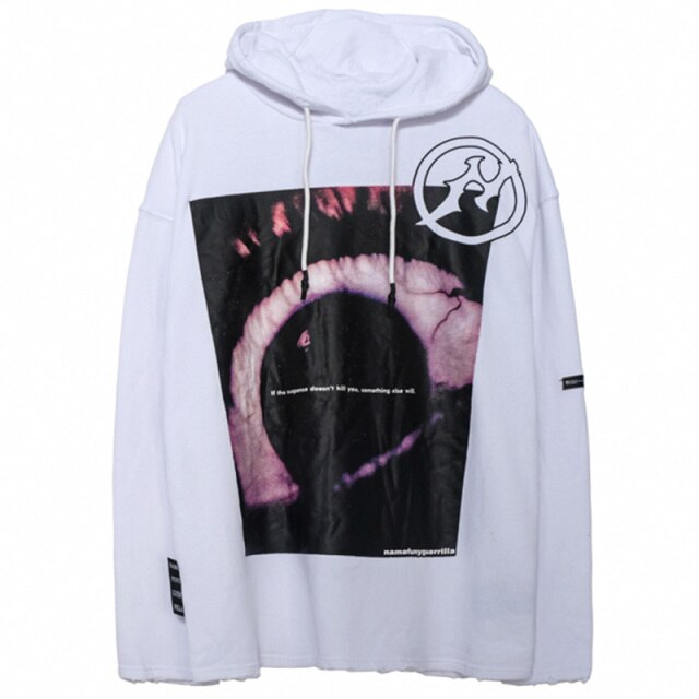 Baggy Mania Horror Illustration Cozy Hooded