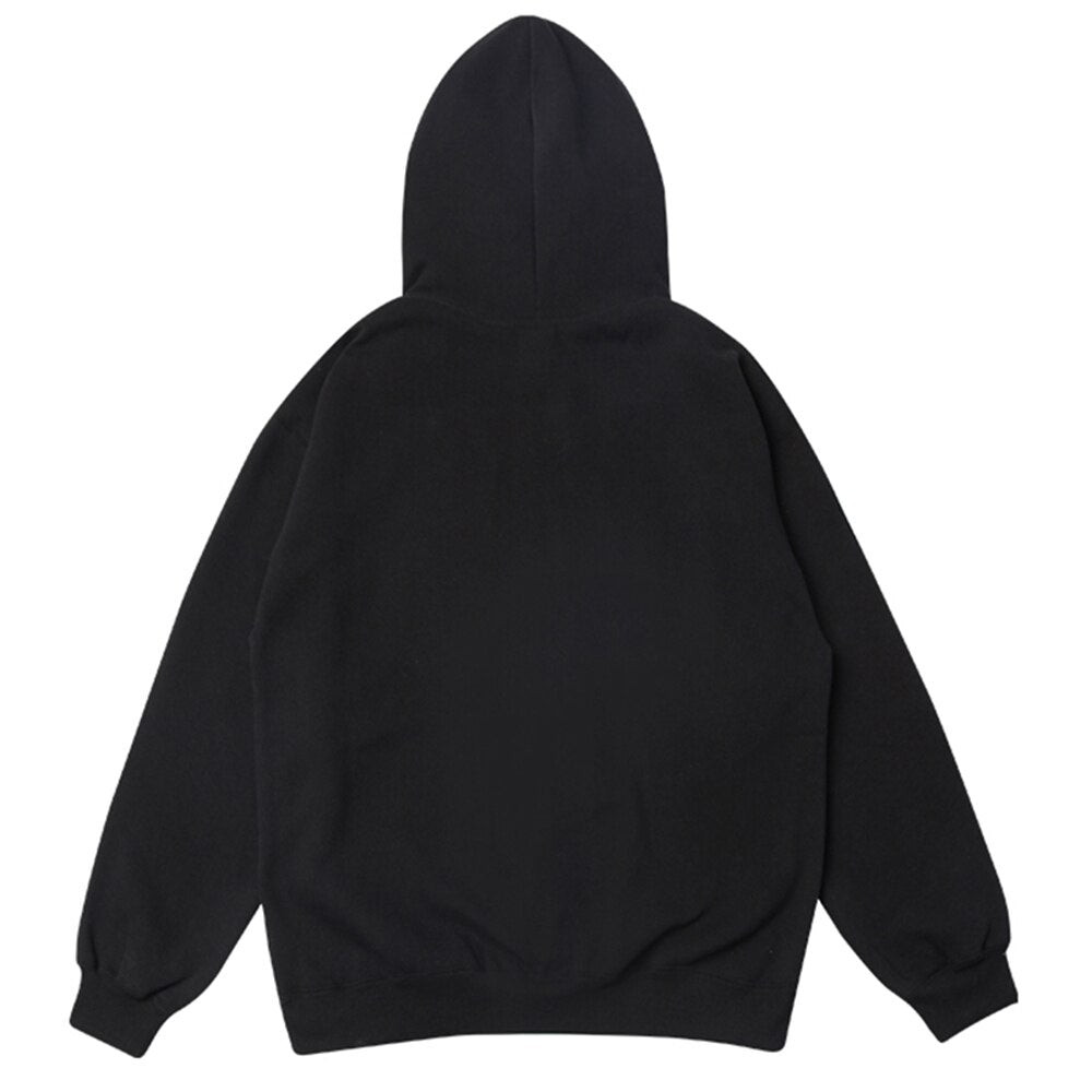 Baggy Mania Hoodie Mountain Letter Vintage