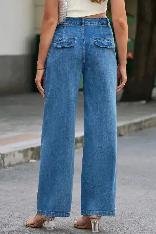 Baggy Mania Blue Slouchy Wide Leg Jeans