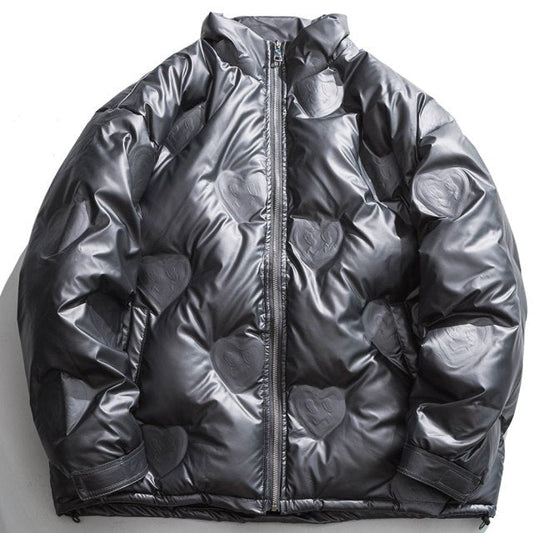Baggy Mania Simple Warm Cozy Padded Streetwear