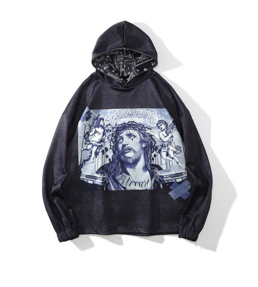 Baggy Mania Hoodie Funny Angel